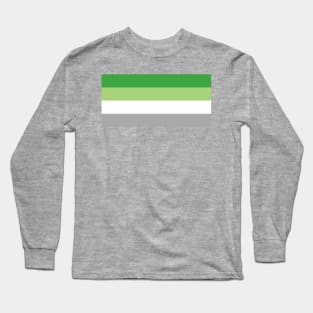 Aromantic flag Long Sleeve T-Shirt